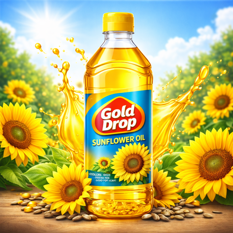 Gold Drop Sunflower Oil – 1L
